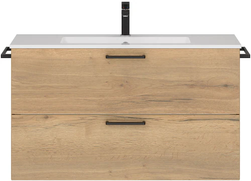 nobilia® Waschtisch-Set »Tolvina«, (1 St., vormontiert, mit Soft-Close), in günstig online kaufen