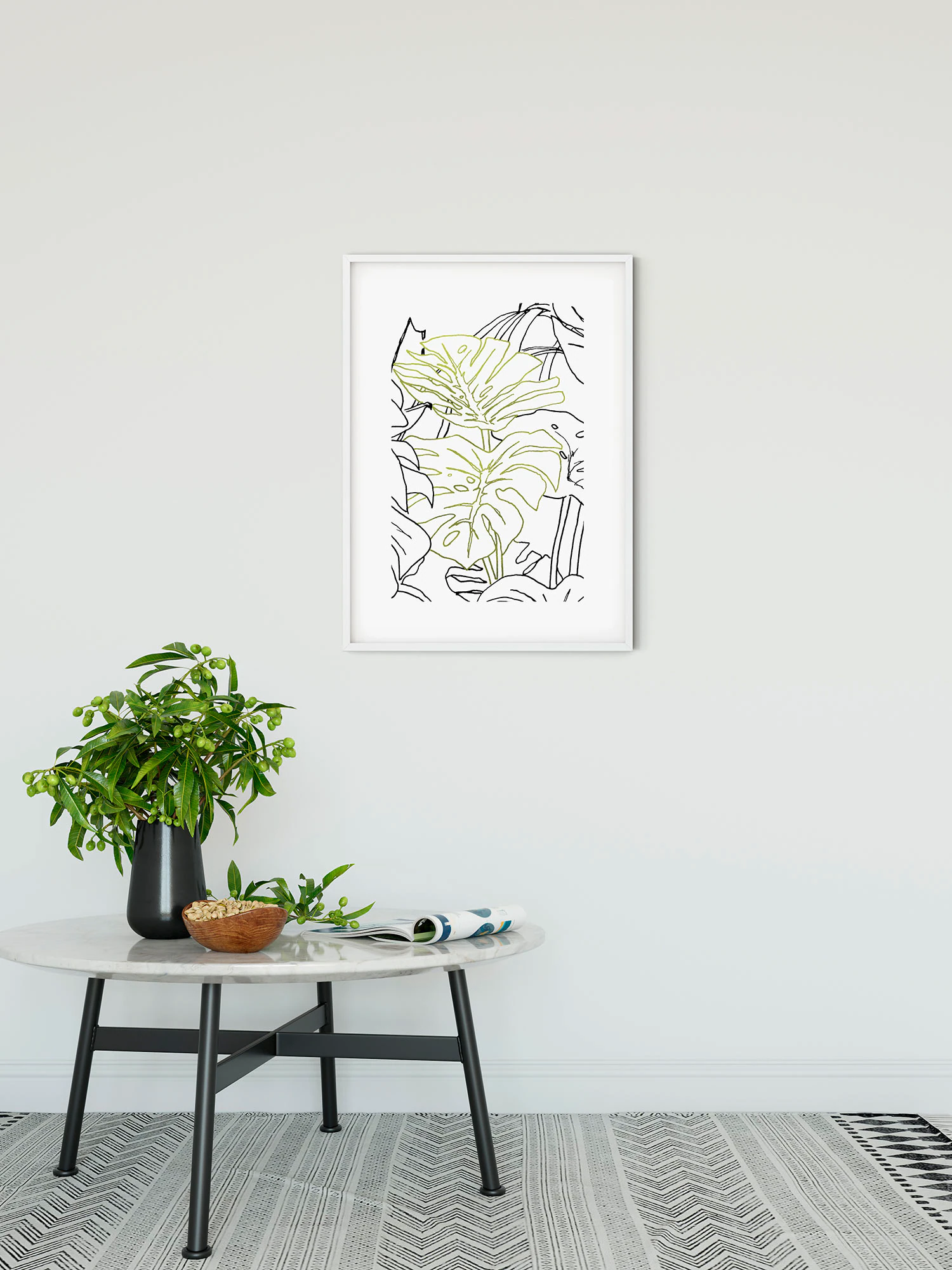 Komar Bild "Monstera Borsigiana", Natur, (1 St.), Wandbild zur Dekoration - günstig online kaufen