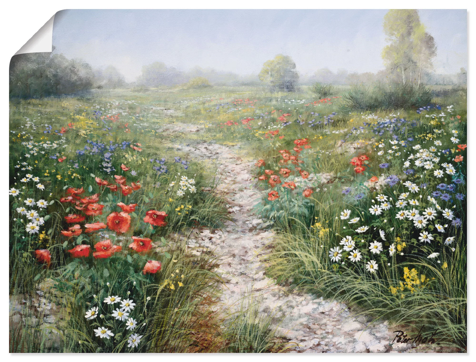 Artland Wandbild "Dichte der Natur", Blumenwiese, (1 St.) günstig online kaufen