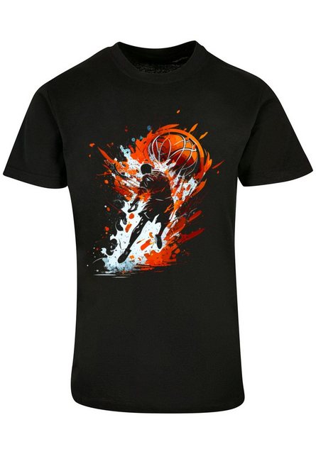 F4NT4STIC T-Shirt Basketball Splash Sport UNISEX Print günstig online kaufen