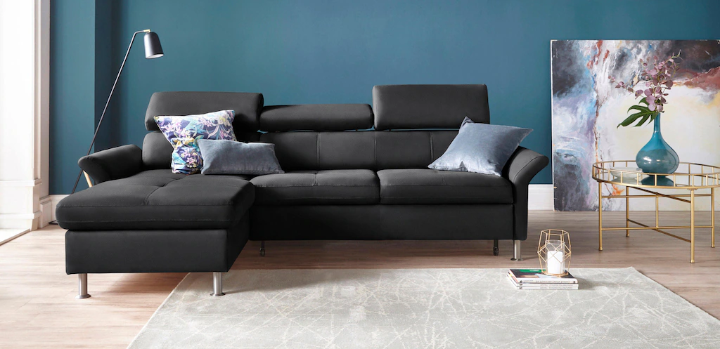 exxpo - sofa fashion Ecksofa Maretto, L-Form, inkl. Kopf- bzw. Rückenverste günstig online kaufen