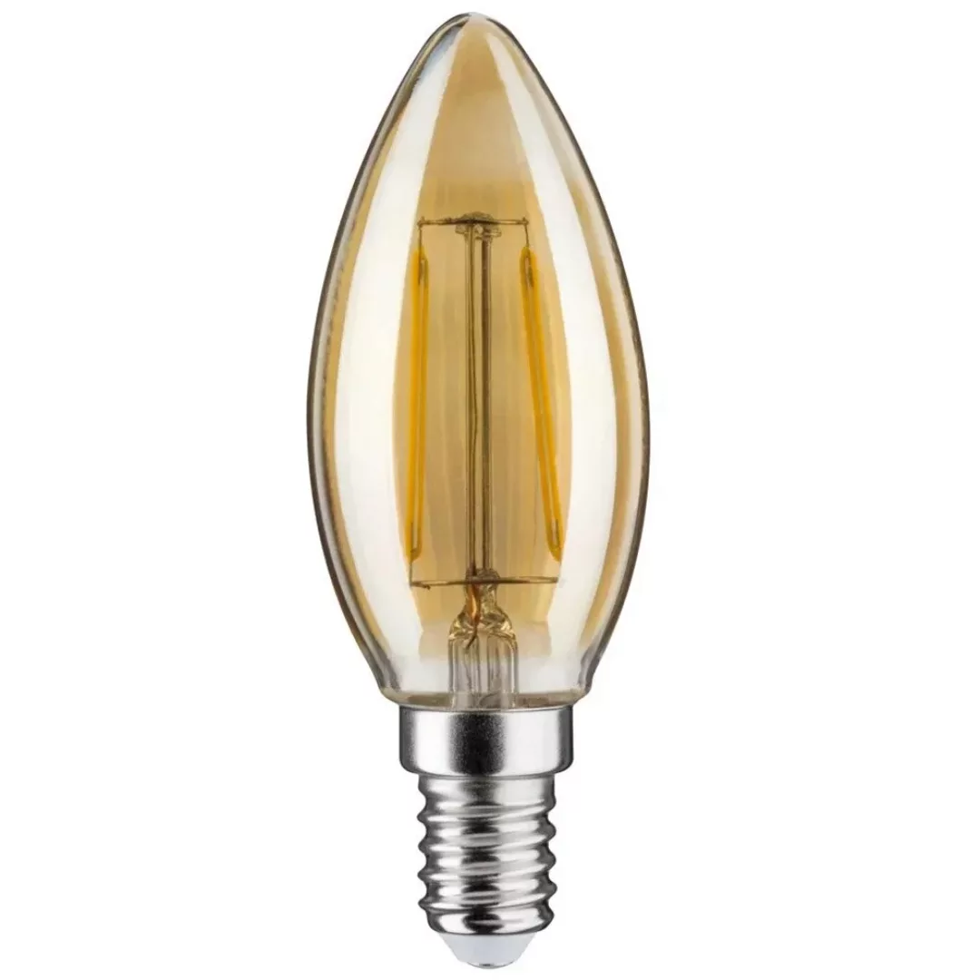 Paulmann LED-Kerzenlampe E14 2W 1.900K gold DC 24V günstig online kaufen