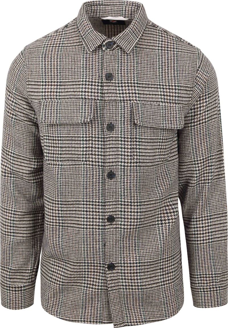 Suitable Overshirt Augustus Flanel Beige - Größe XL günstig online kaufen