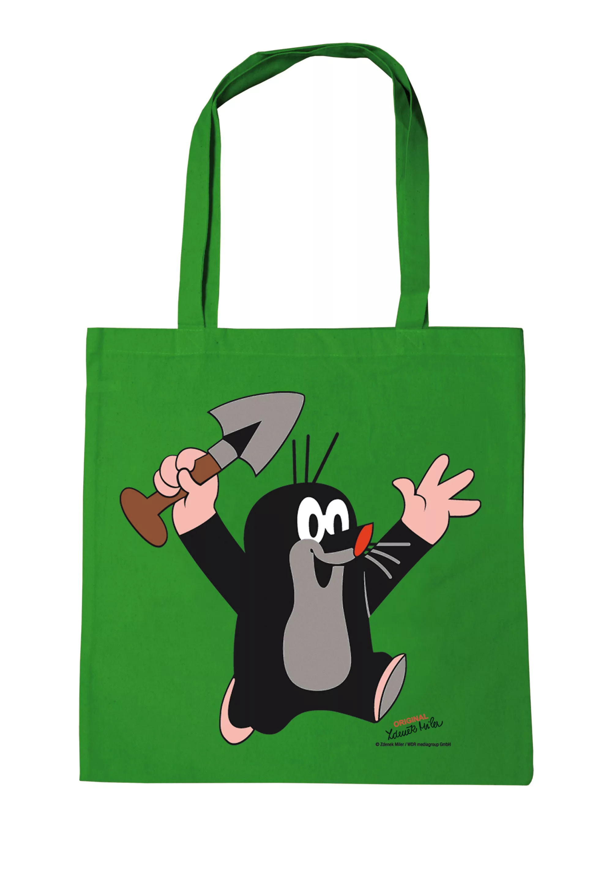 LOGOSHIRT Henkeltasche "Baumwolltasche Der kleine Maulwurf", mit coolem Dru günstig online kaufen