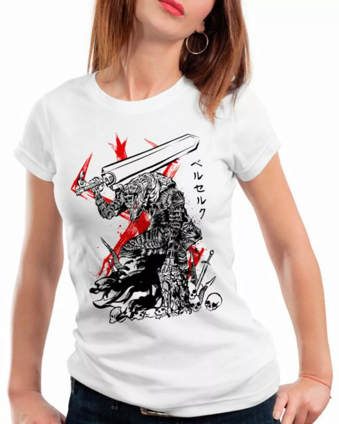 style3 T-Shirt Mighty Swordsman berserk anime manga japan cosplay günstig online kaufen