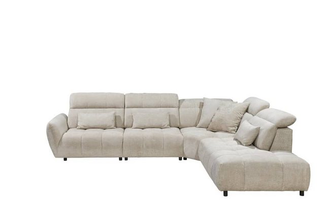 ED EXCITING DESIGN Ecksofa Franklin, mit verstellbaren Kopflehnen, frei im günstig online kaufen