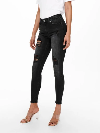 ONLY Ankle-Jeans ONLBLUSH MID SK RW AK DT DNM TAI099 NOOS mit Destroyed Eff günstig online kaufen