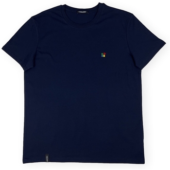 Organic Monkey  T-Shirts & Poloshirts T-Shirt Puzzlematic - Navy günstig online kaufen