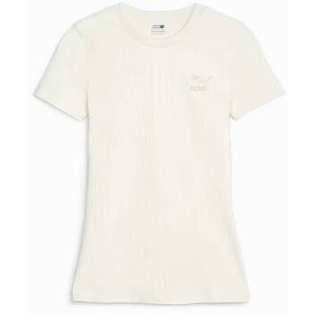 Puma  T-Shirts & Poloshirts CLASSICS RIBBED SLIM günstig online kaufen