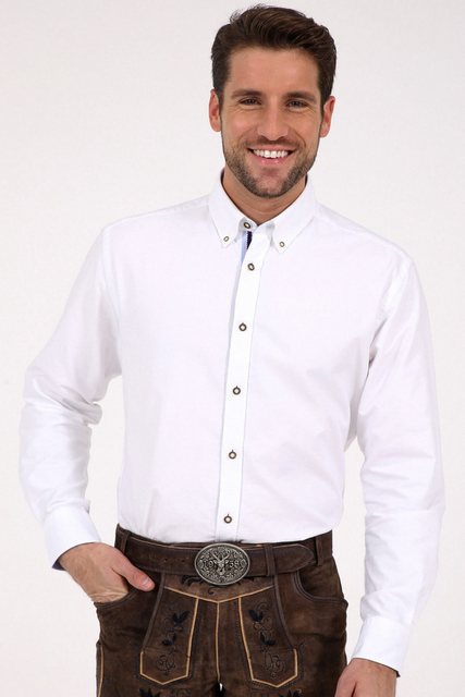 KRÜGER BUAM Trachtenhemd Trachtenhemd - TRAVIS - weiß günstig online kaufen