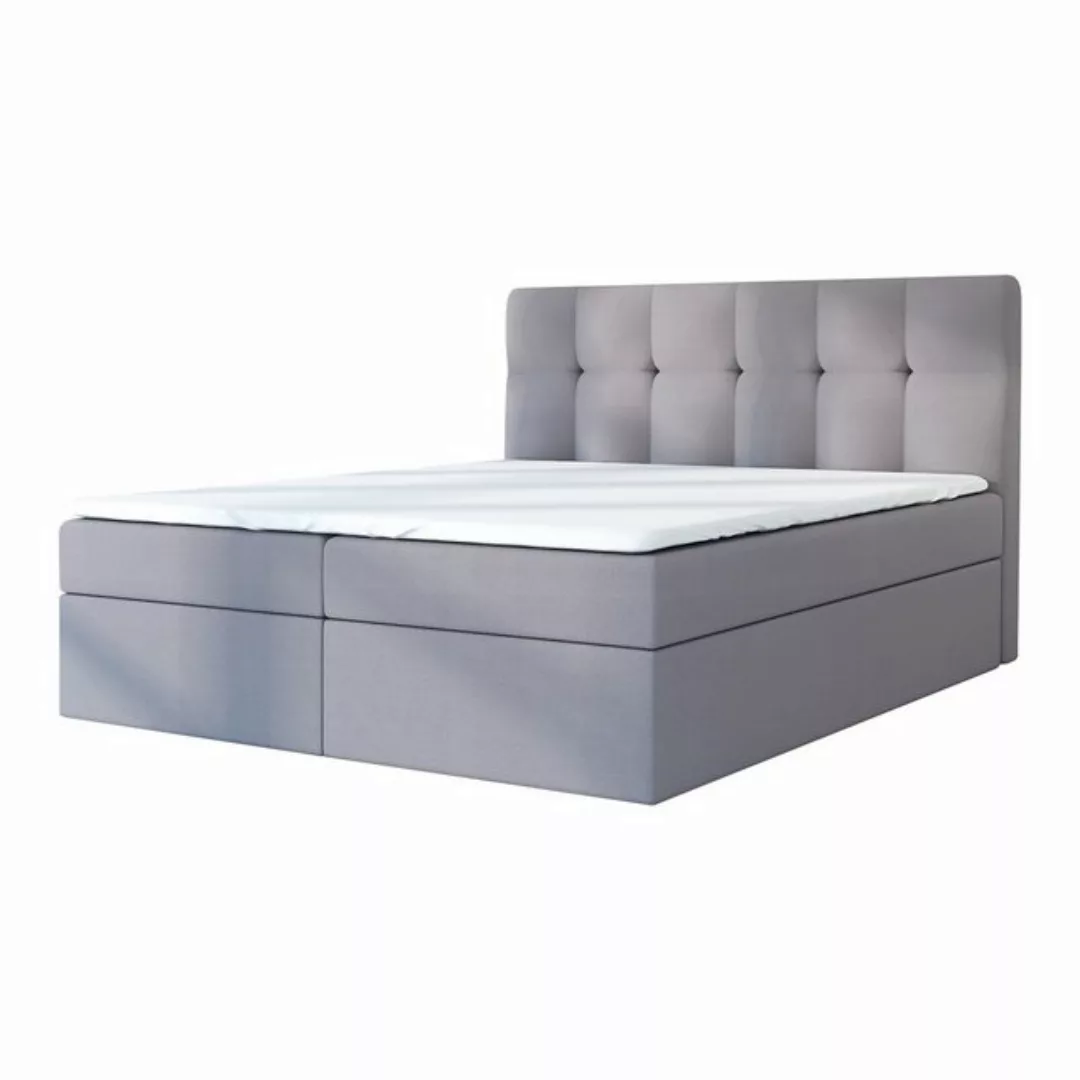 A&J MöbelLand GmbH Boxspringbett REF mit Bettkasten, Topper und gepolsterte günstig online kaufen