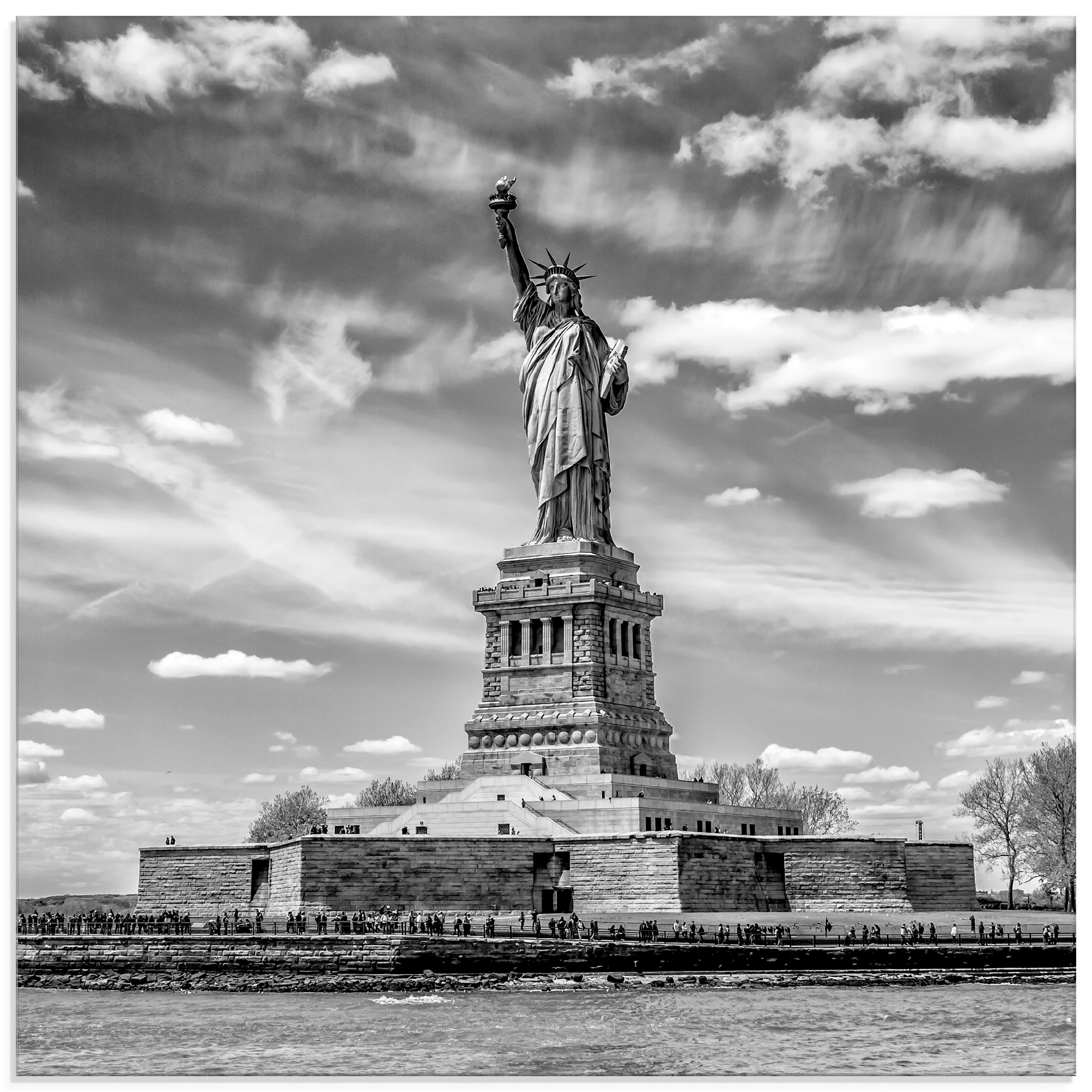 Artland Glasbild "New York City Freiheitsstatue", Amerika, (1 St.), in vers günstig online kaufen