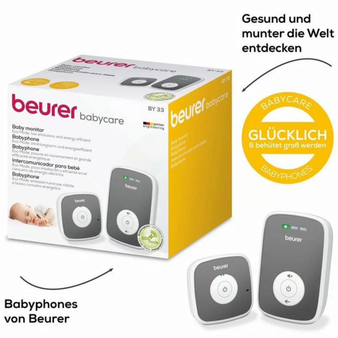 BEURER Video-Babyphone Beurer BY 33 Video-Babyphone mit Funkreichweite, Fun günstig online kaufen