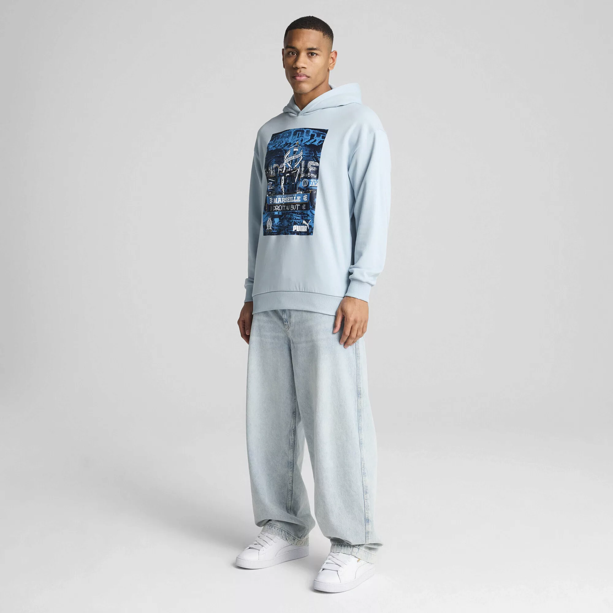 PUMA Hoodie "Olympique de Marseille ftblNRGY+ Hoodie Herren" günstig online kaufen