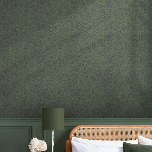 WILLIAM MORRIS AT HOME Vliestapete »Marigold Fibrous«, Retro, Design Tapete günstig online kaufen