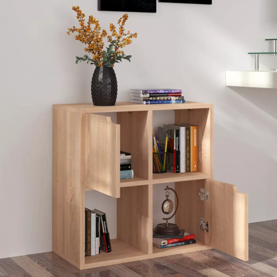 Bücherregal Sonoma-eiche 60x27,5x59,5 Cm Spanplatte günstig online kaufen