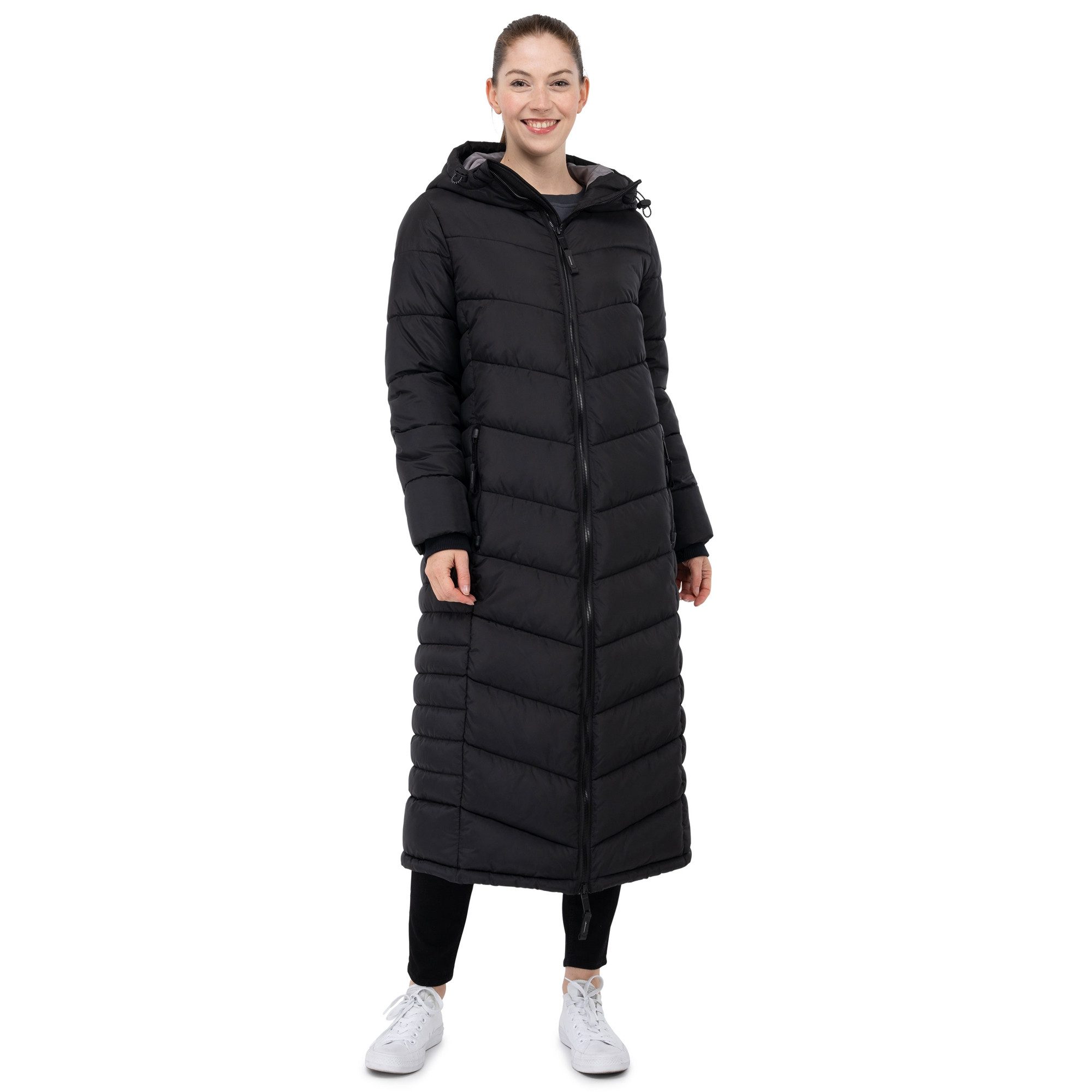 SUBLEVEL Steppjacke Damen Mantel mit Kapuze günstig online kaufen