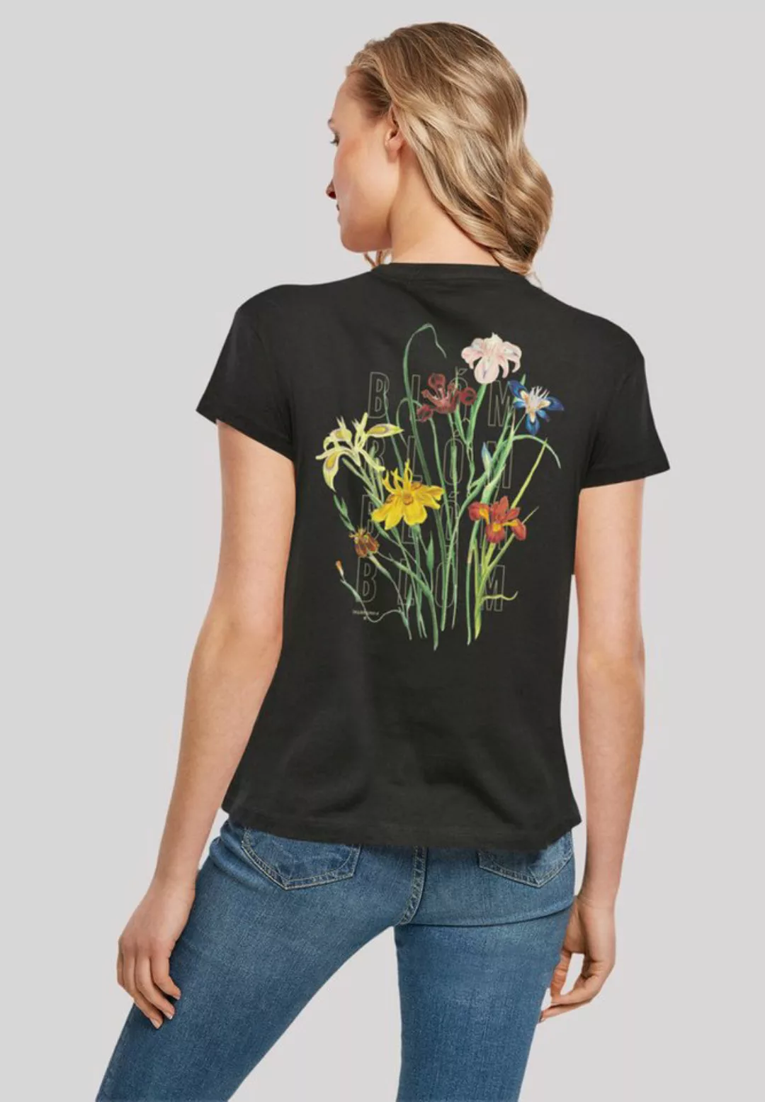 F4NT4STIC T-Shirt Blóm Blumenstrauss Print günstig online kaufen