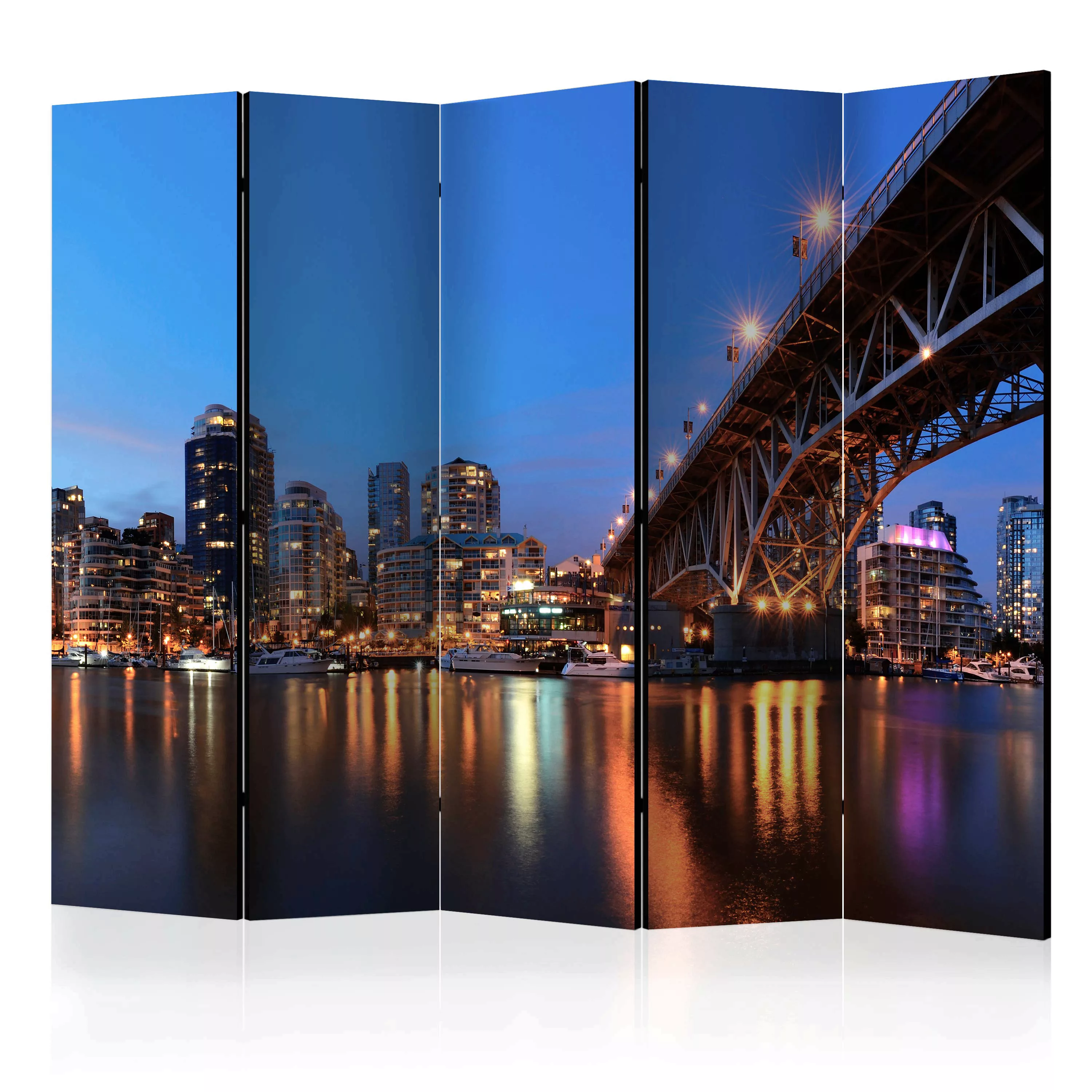 5-teiliges Paravent - City Lights Ii [room Dividers] günstig online kaufen