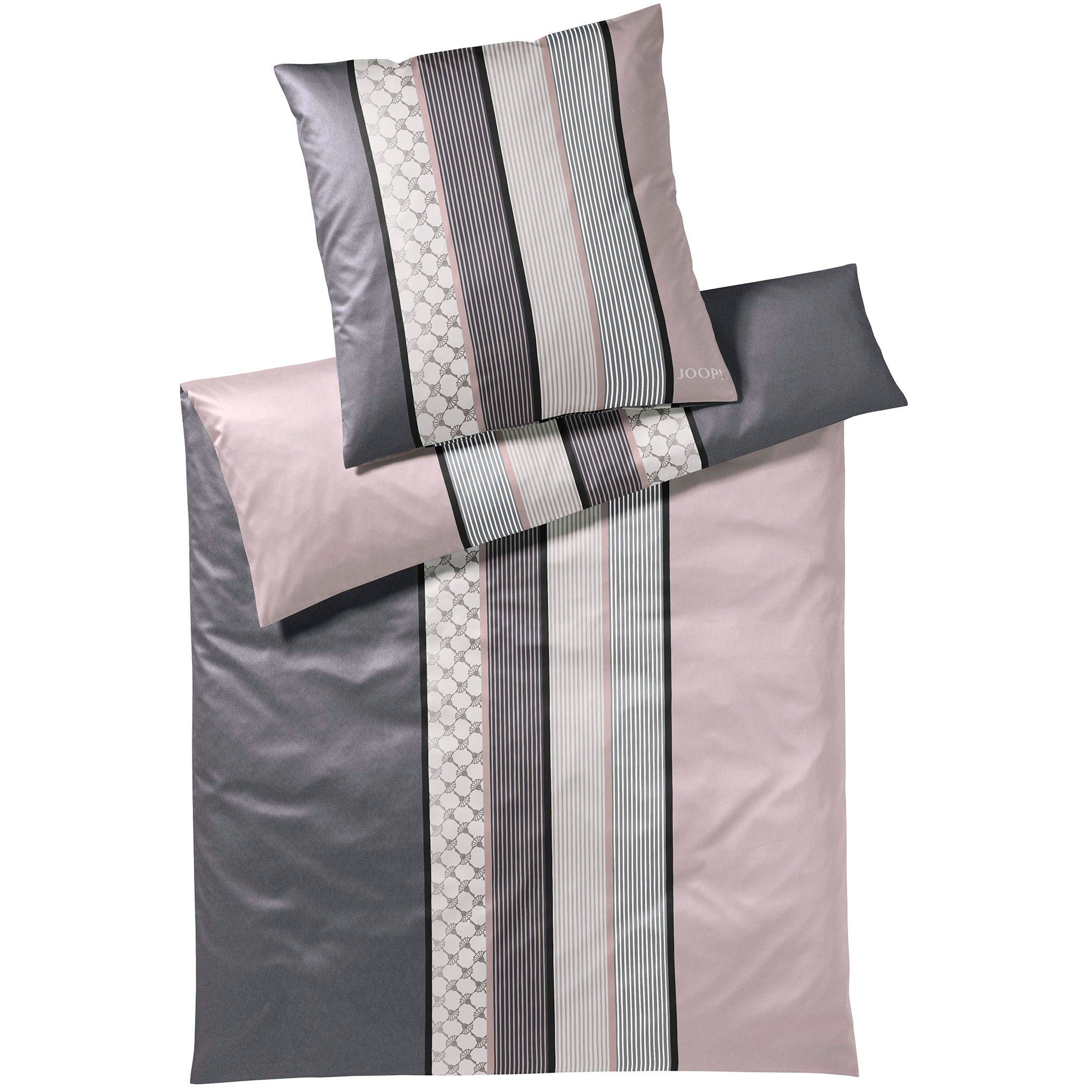 JOOP! Bettwäsche Cornflower Stripes, 100% Baumwolle günstig online kaufen