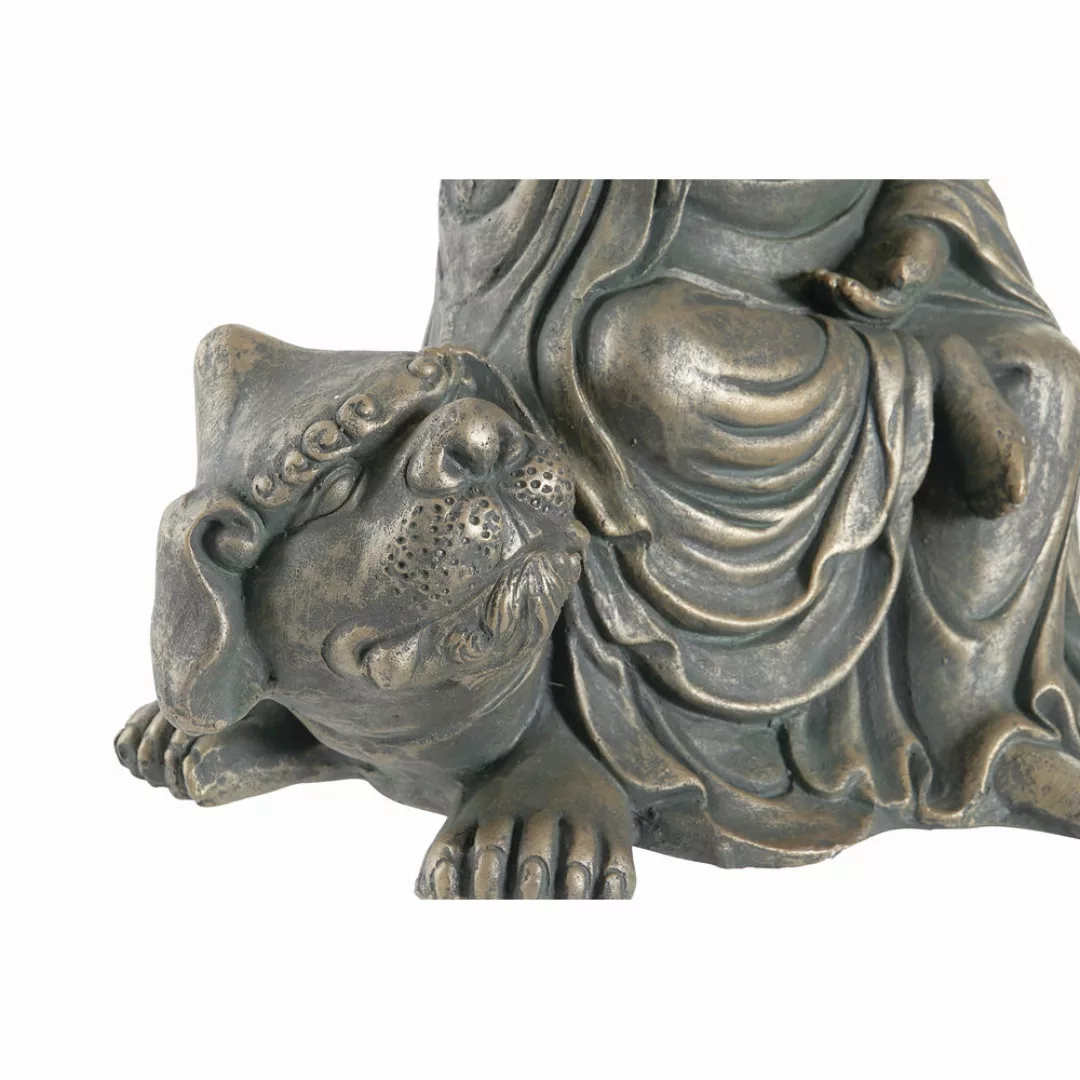 Deko-figur Dkd Home Decor Fiberglas Buddha Antiker Finish (38 X 25 X 43 Cm) günstig online kaufen