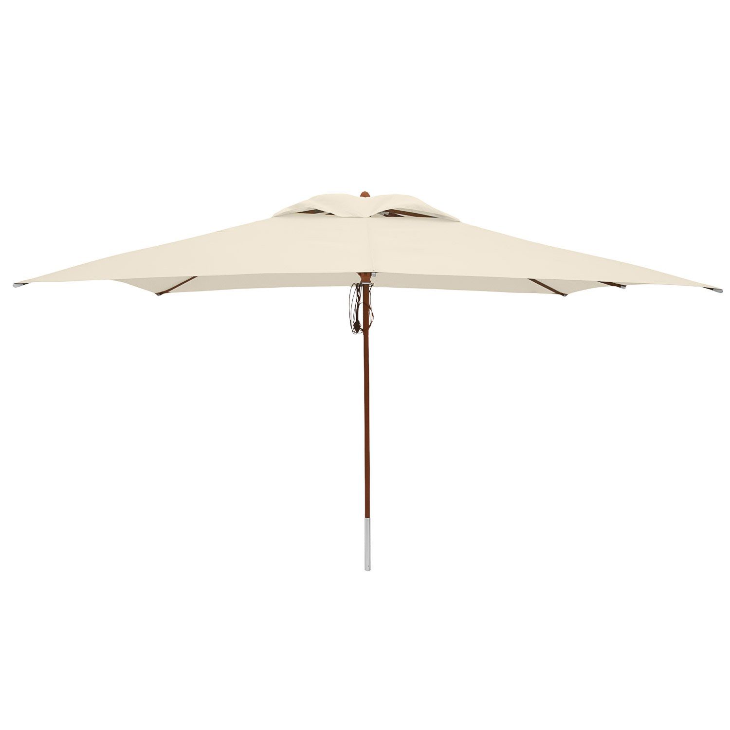 anndora-sonnenschirm Sonnenschirm 3x4 Meter Marktschirm rechteckig, günstig online kaufen