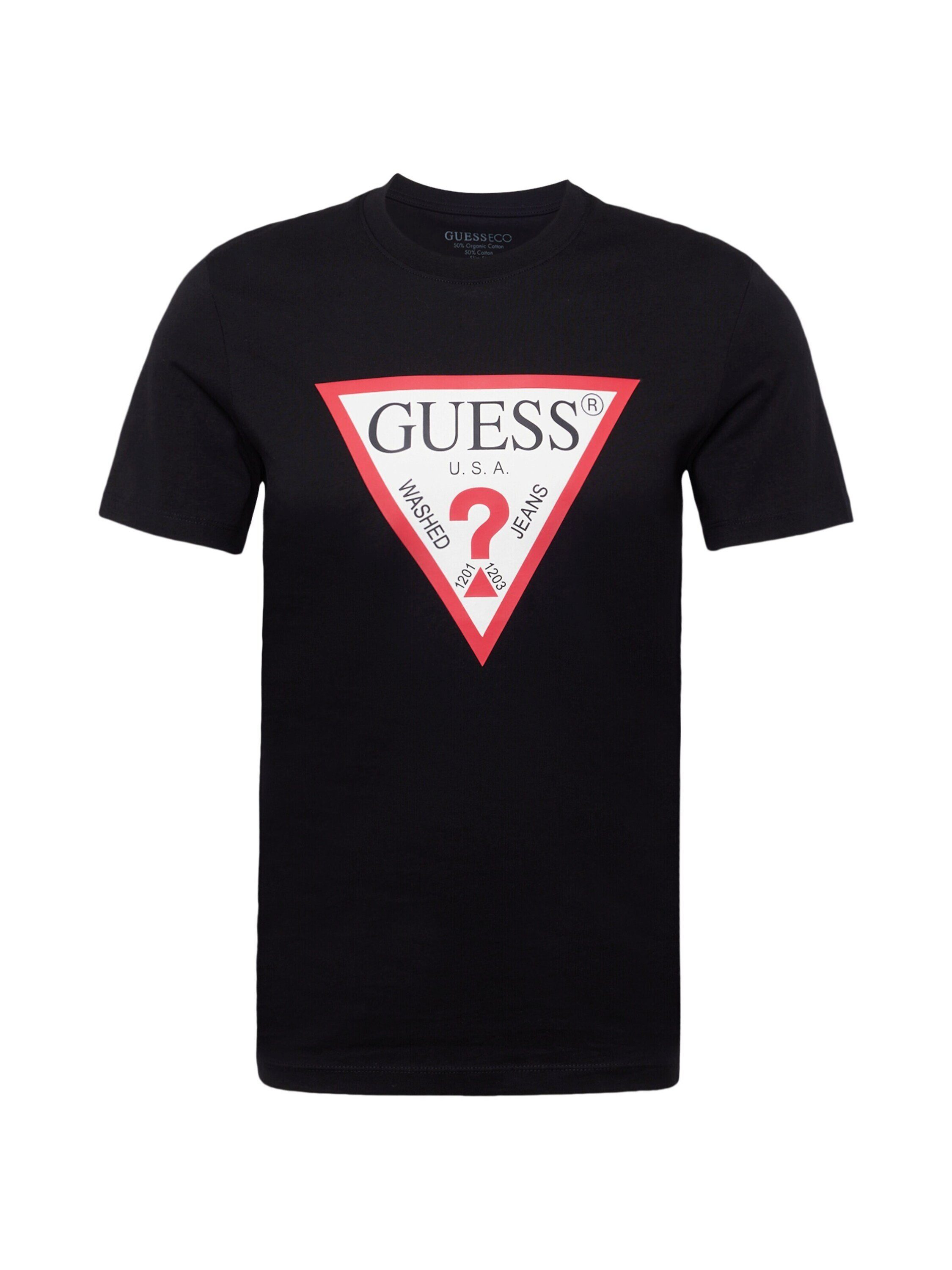 Guess  T-Shirts & Poloshirts M2YI36 I3Z14 CORE TEE-JBLK BLACK günstig online kaufen
