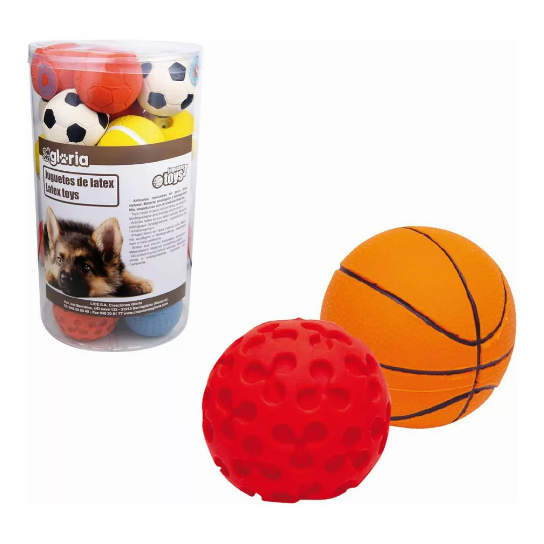 Hundespielzeug Gloria Sports Ball Latex (18 Pcs) günstig online kaufen