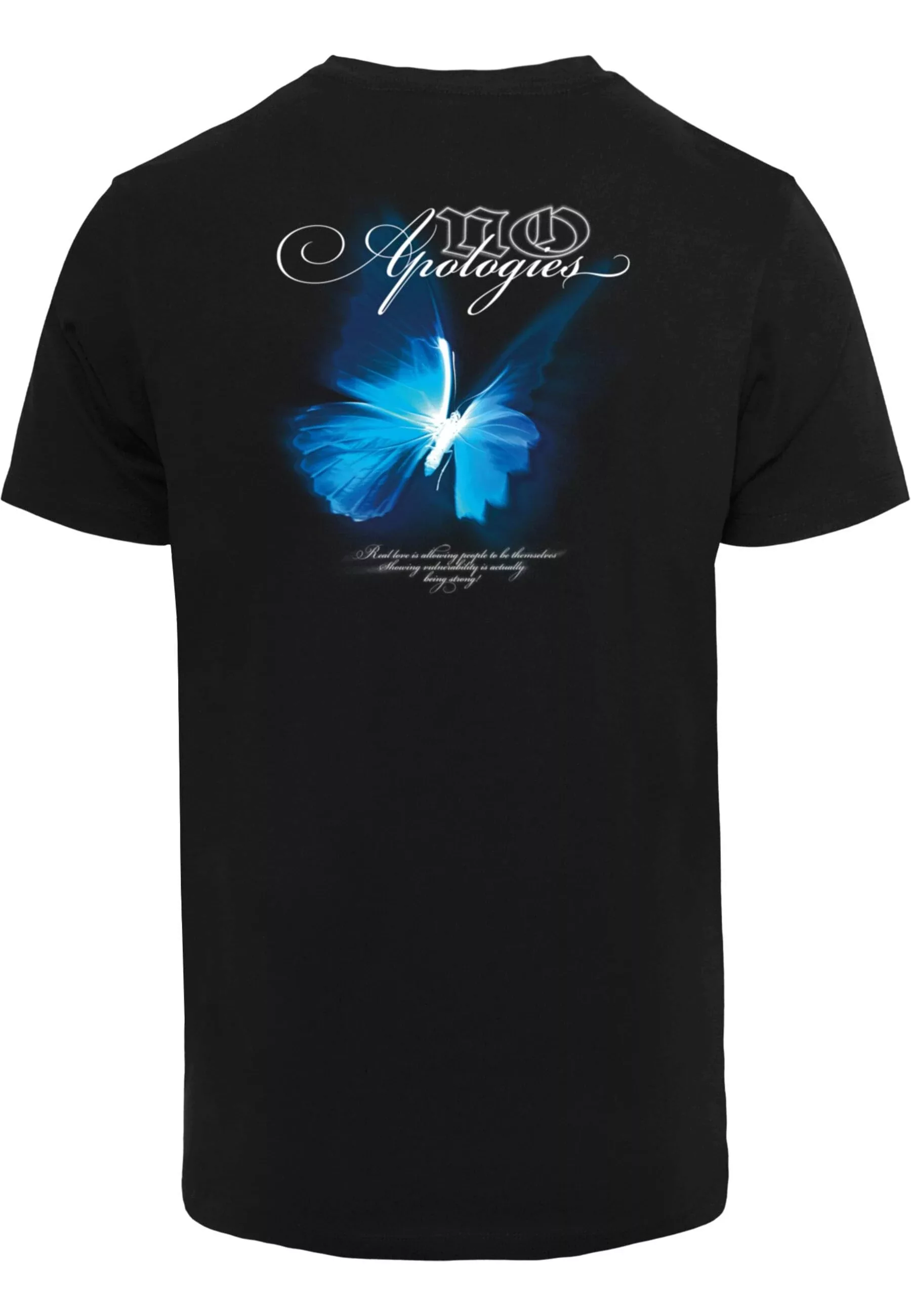 MisterTee T-Shirt "MisterTee No Apologies Butterfly Tee" günstig online kaufen