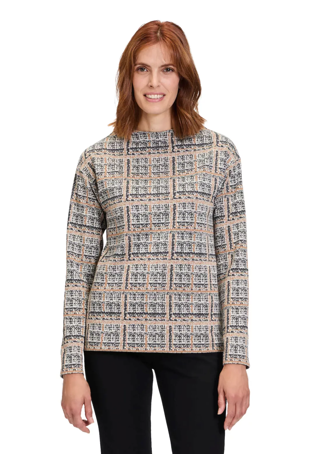 Betty Barclay Sweatshirt "Betty Barclay Sweatshirt mit Kragen", Muster günstig online kaufen