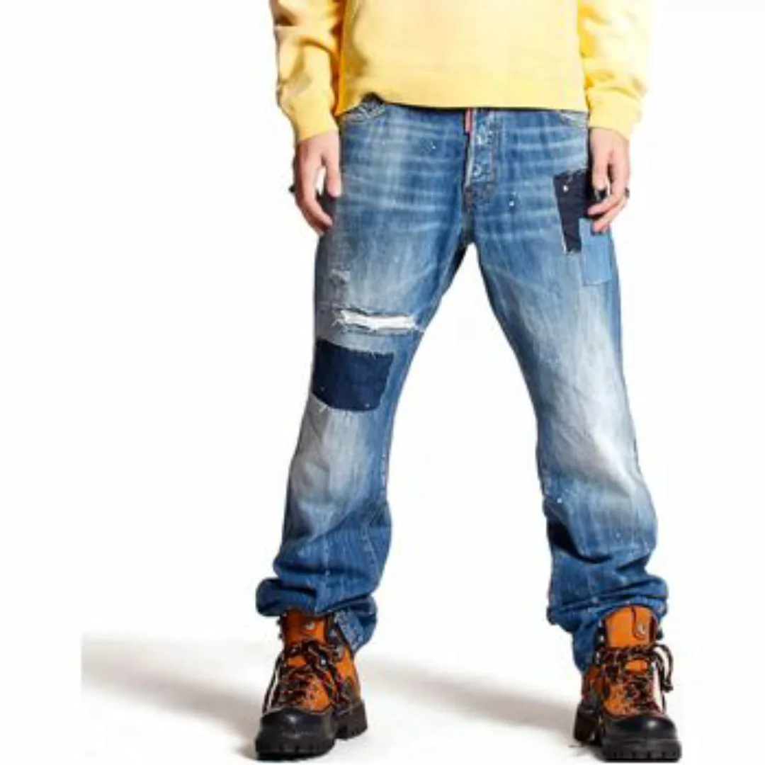 Dsquared  Jeans MEDIUM PATCH WASH ROADIE JEANS günstig online kaufen