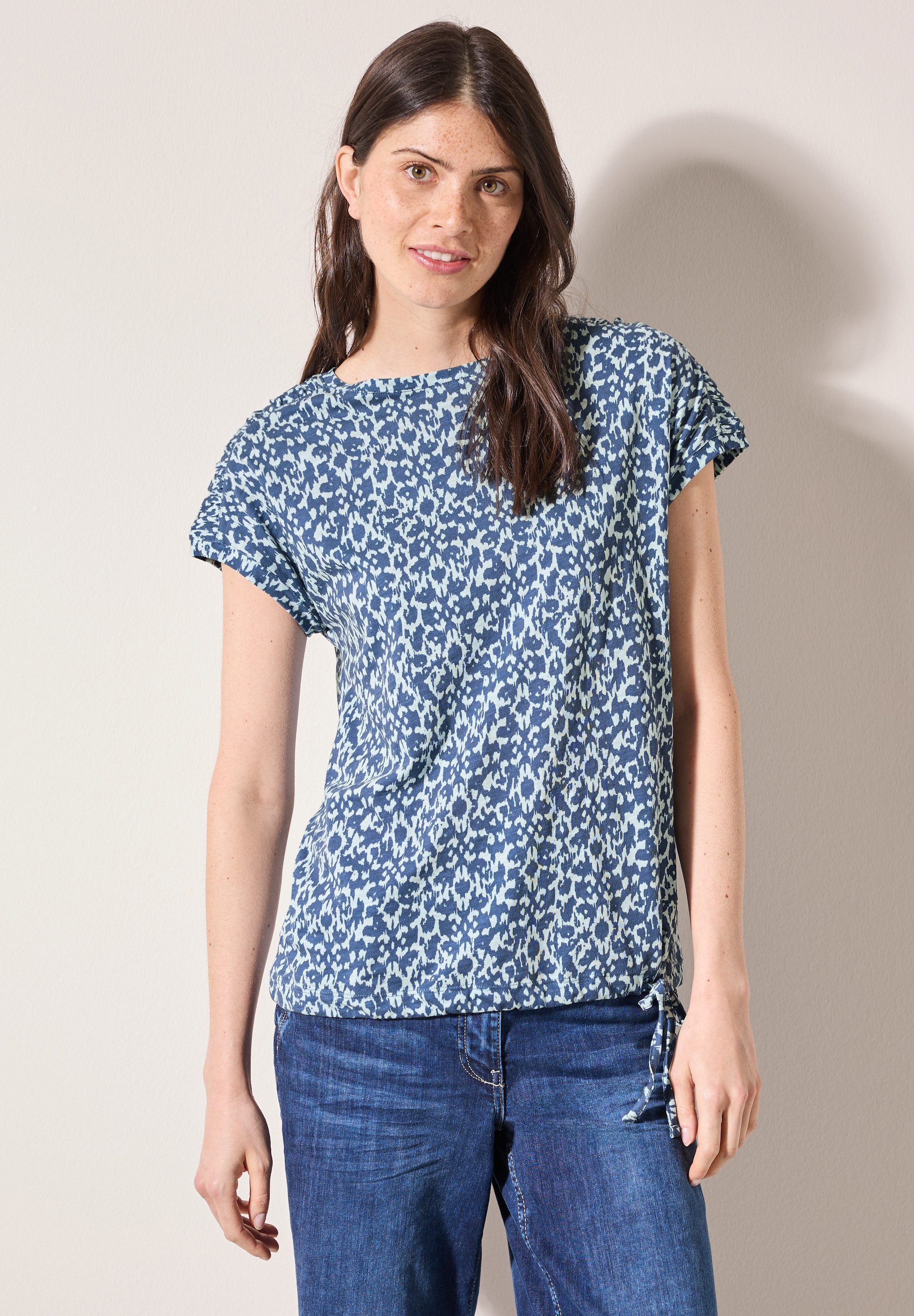 Cecil Print-Shirt, aus reiner Baumwolle günstig online kaufen