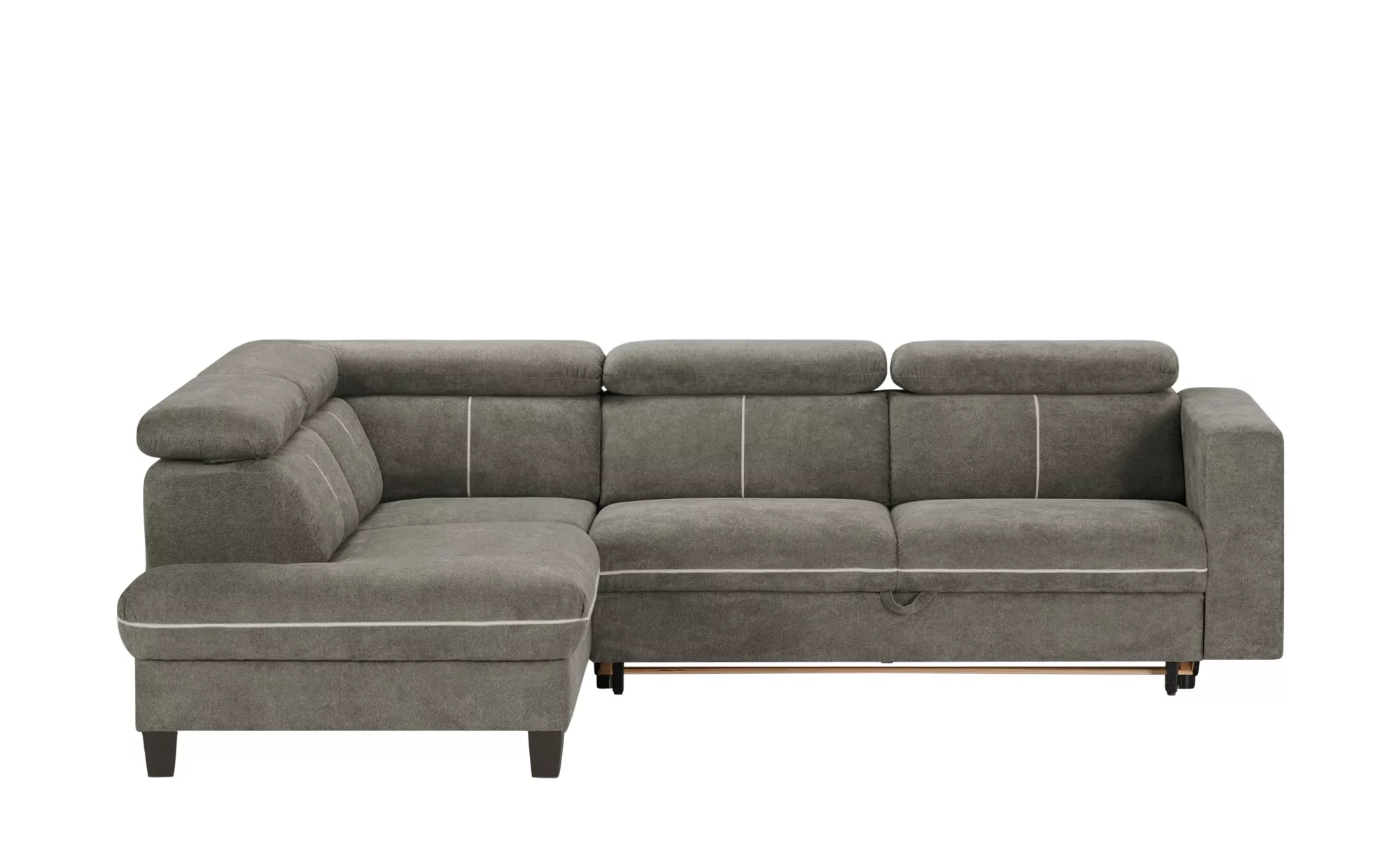 Ecksofa - grau - 95 cm - Polstermöbel > Sofas > Ecksofas - Möbel Kraft günstig online kaufen