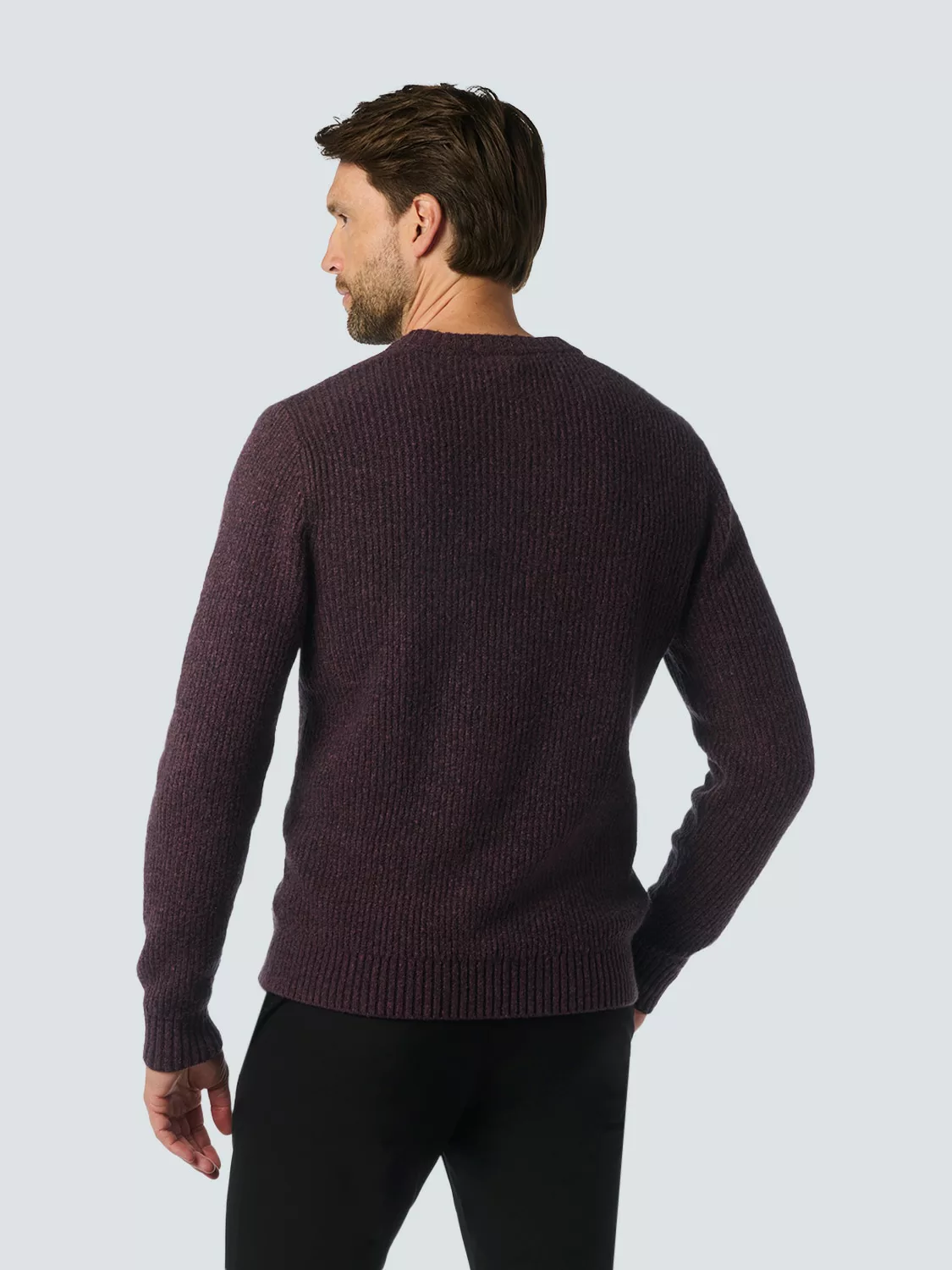 NO EXCESS Strickpullover in melierter Optik günstig online kaufen