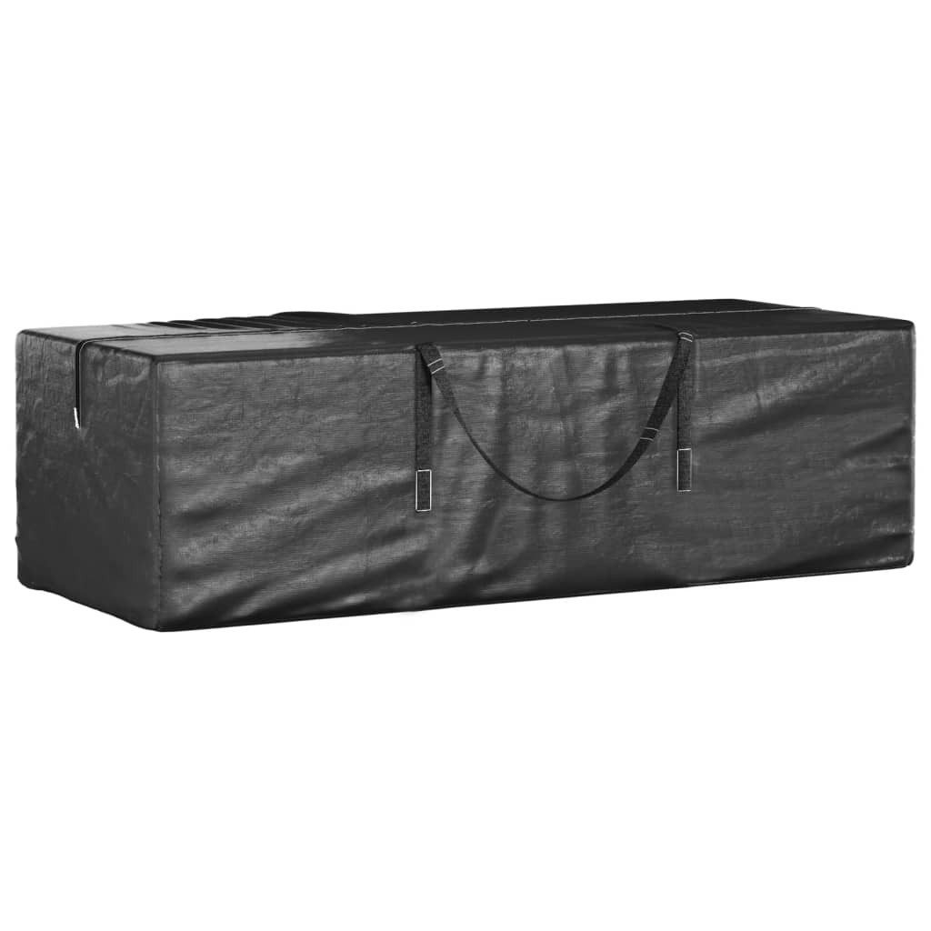 vidaXL Gartenmöbel-Schutzhülle Weihnachtsbaumtasche Schwarz 135x40x55 cm günstig online kaufen