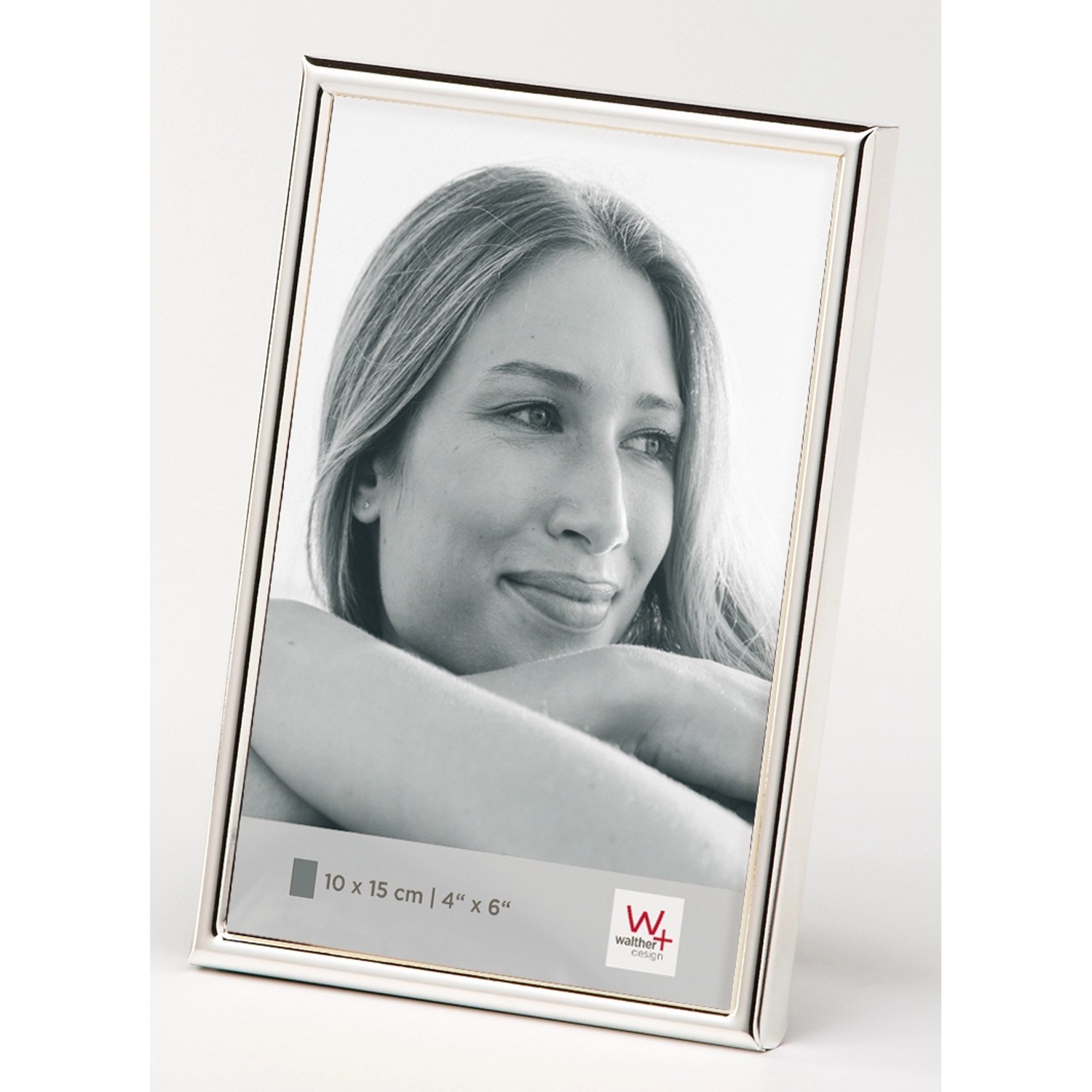 walther design Chloe Portrait Bilderrahmen  10x15 cm  Silber günstig online kaufen