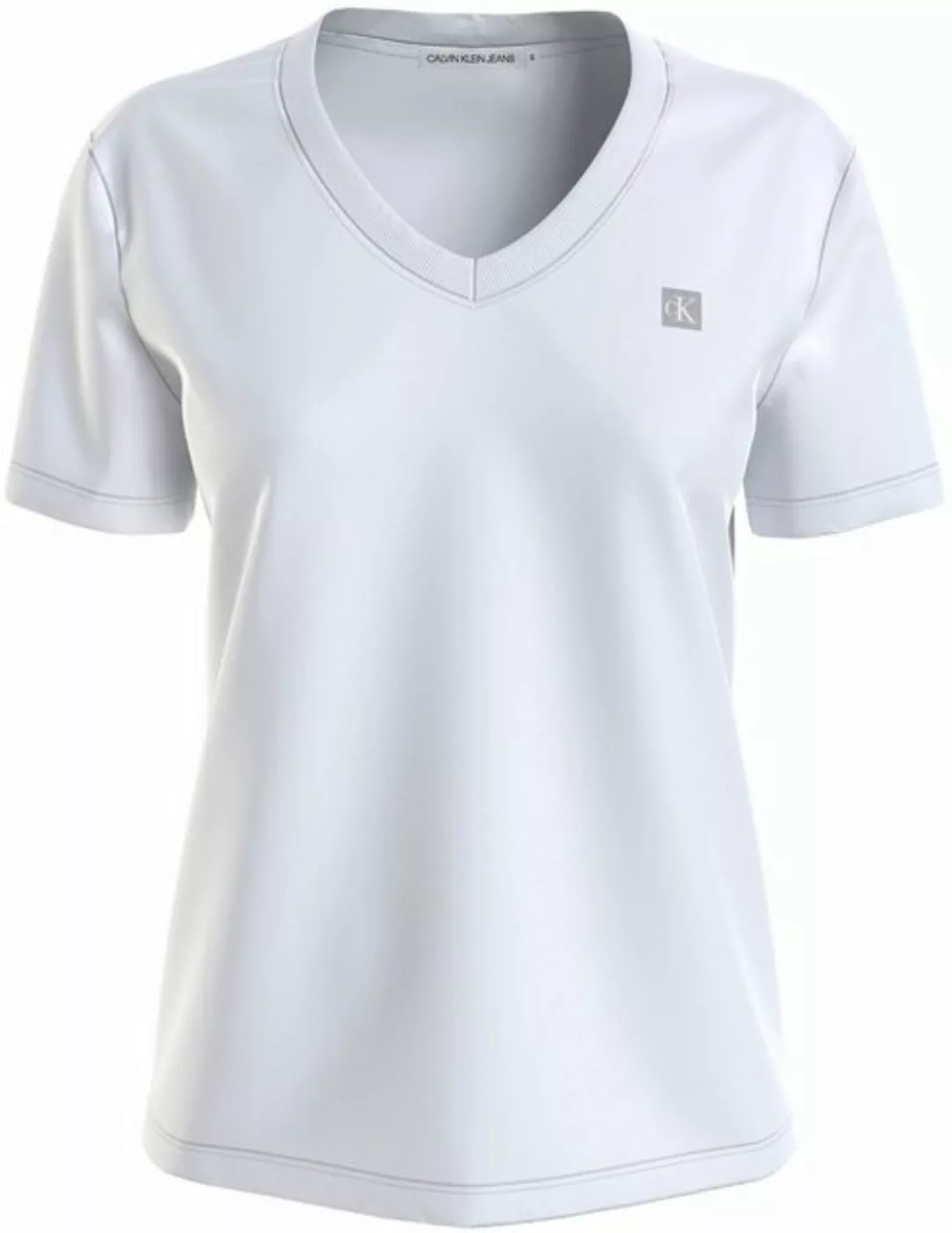Calvin Klein Jeans Plus T-Shirt PLUS CK EMBRO BADGE V-NECK TEE Große Größen günstig online kaufen