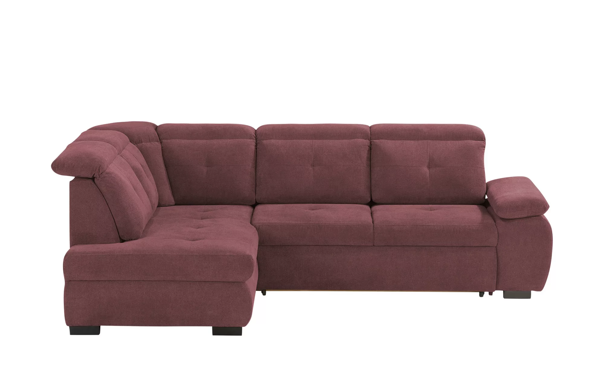 Ecksofa  Tamara - rot - 90 cm - Polstermöbel > Sofas > Ecksofas - Möbel Kra günstig online kaufen