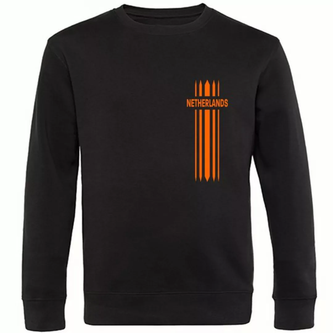 multifanshop Sweatshirt Netherlands - Streifen - Pullover günstig online kaufen