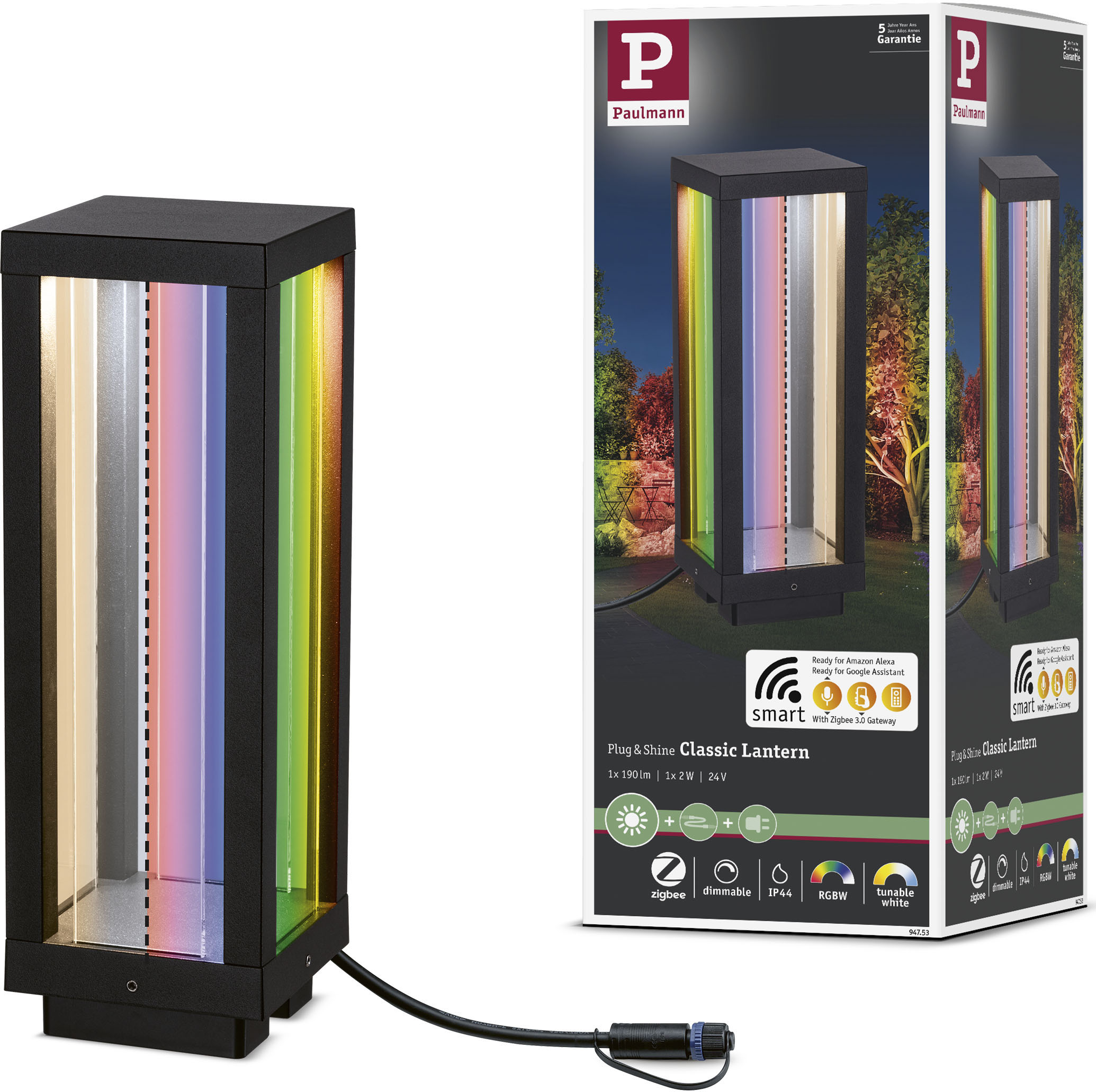 Paulmann LED Gartenleuchte "Outdoor Plug & Shine Classic Lantern 30 ZigBee günstig online kaufen