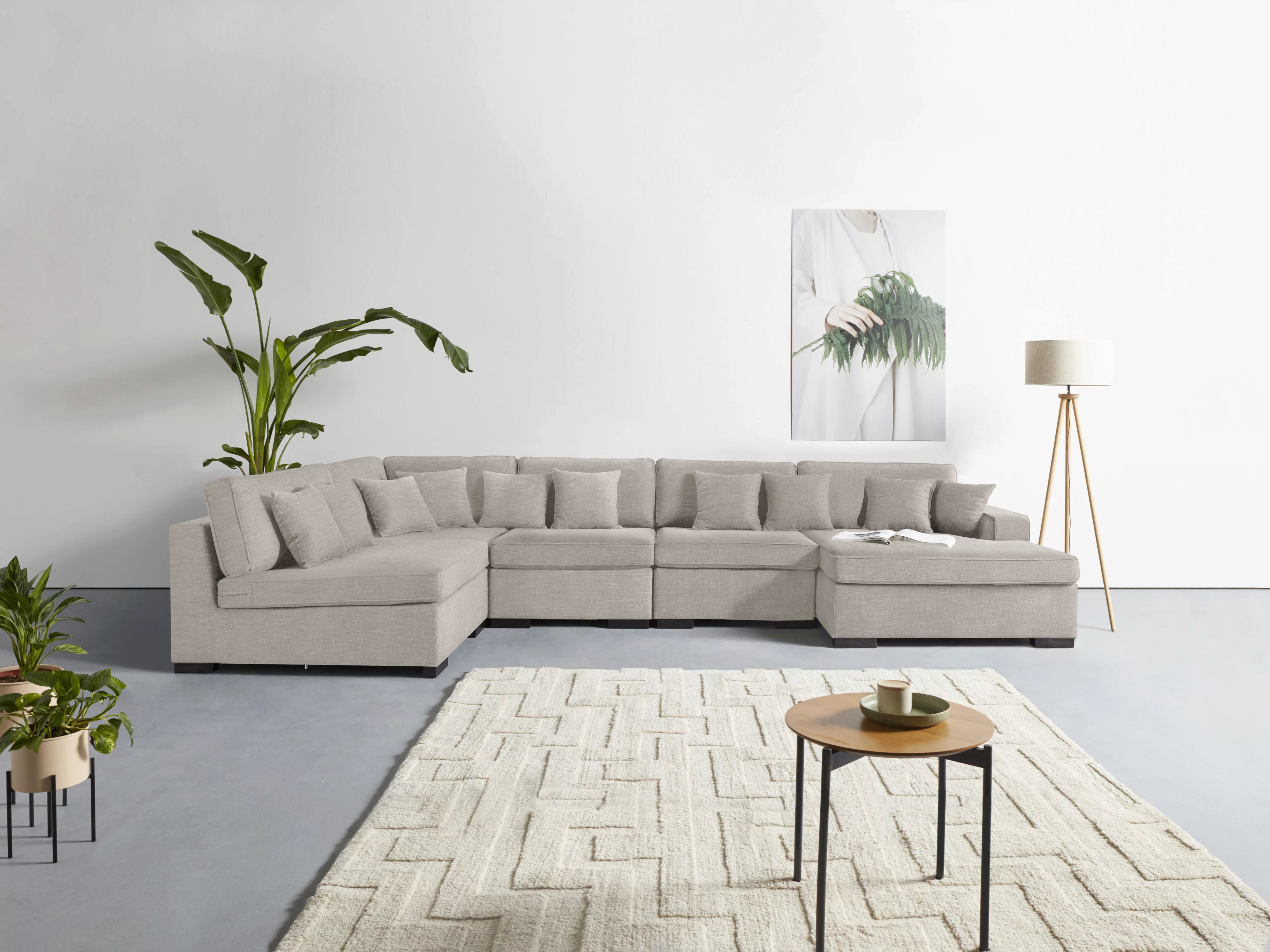Guido Maria Kretschmer Home&Living Wohnlandschaft "Skara U-Form", Lounge-So günstig online kaufen
