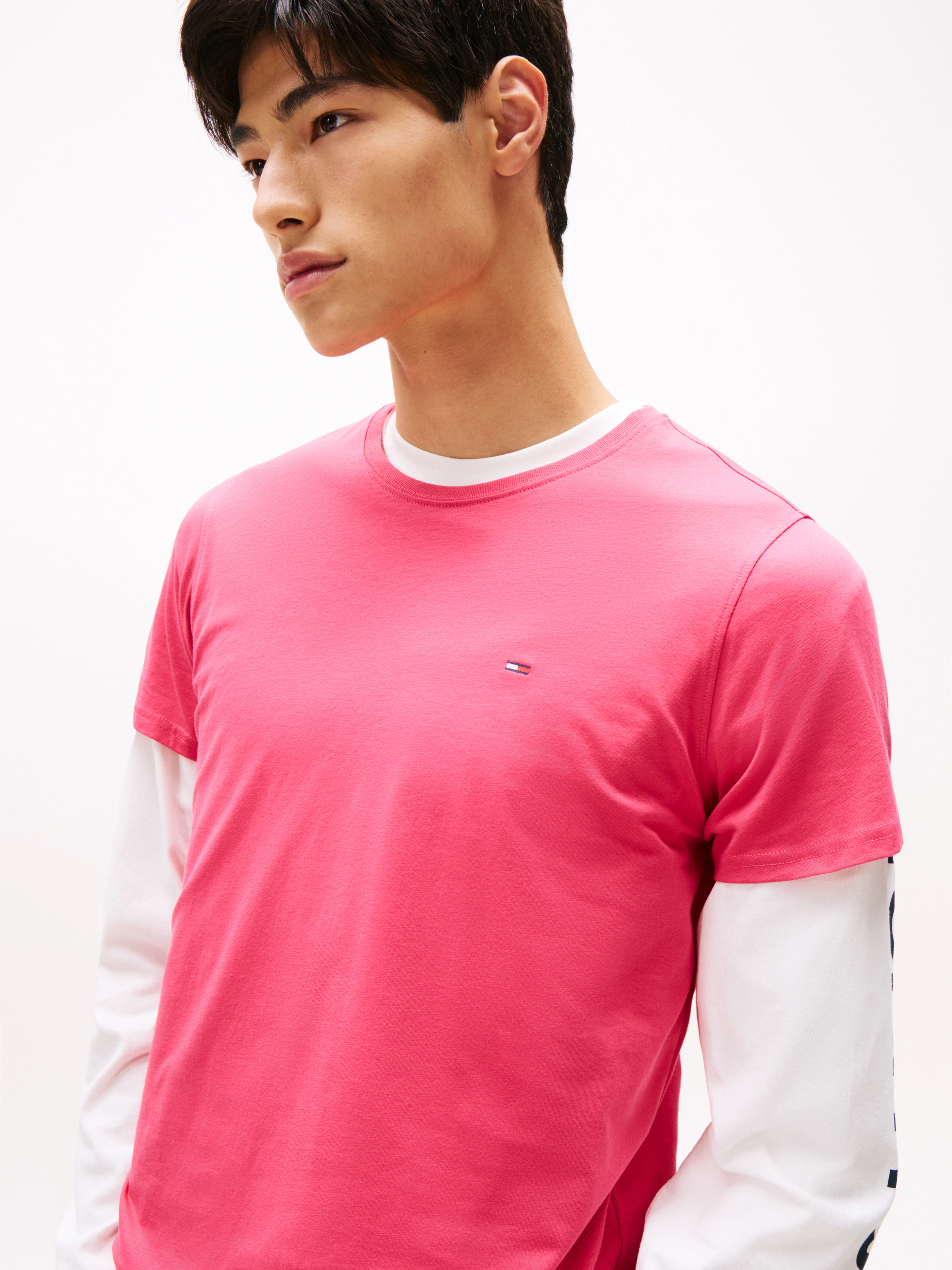 Tommy Jeans T-Shirt "TJM ESSENTIAL SOLID TEE", mit Rundhalsausschnitt und d günstig online kaufen