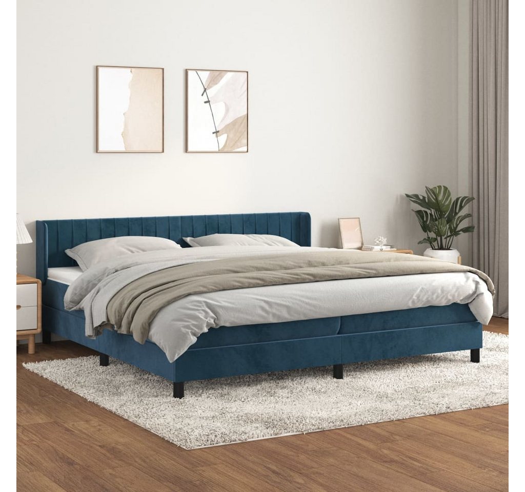 vidaXL Boxspringbett Bett Boxspringbett mit Matratze & Topper Samt verschie günstig online kaufen