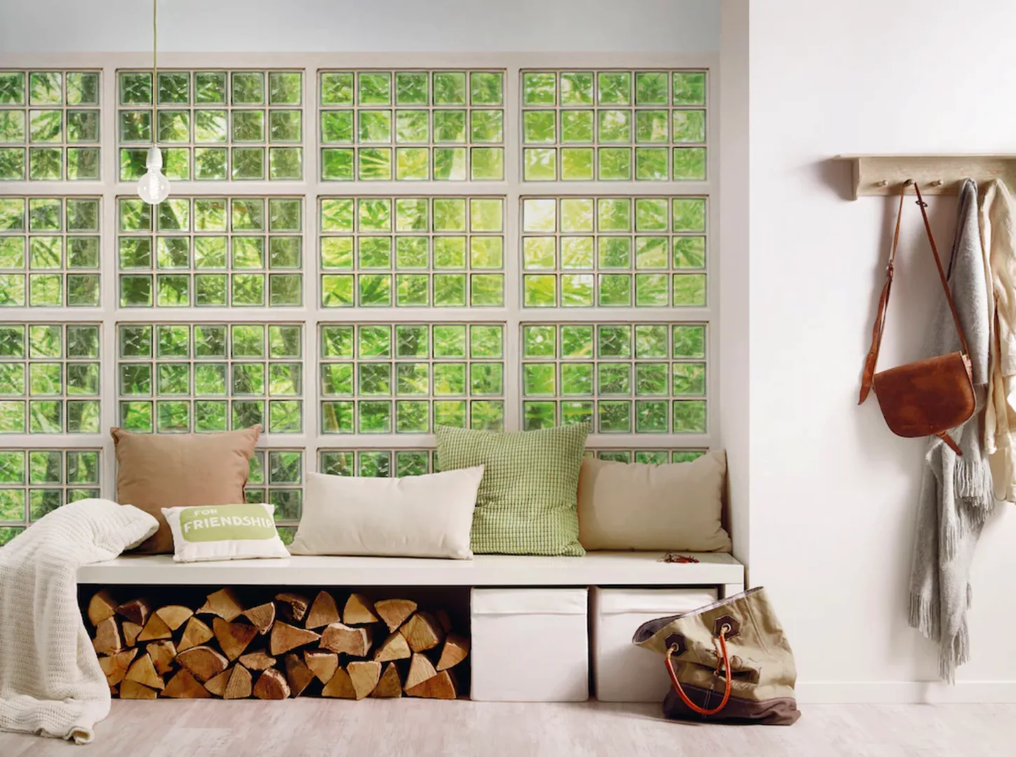 Architects Paper Fototapete »Atelier 47 Brick of Glass 1«, botanisch günstig online kaufen