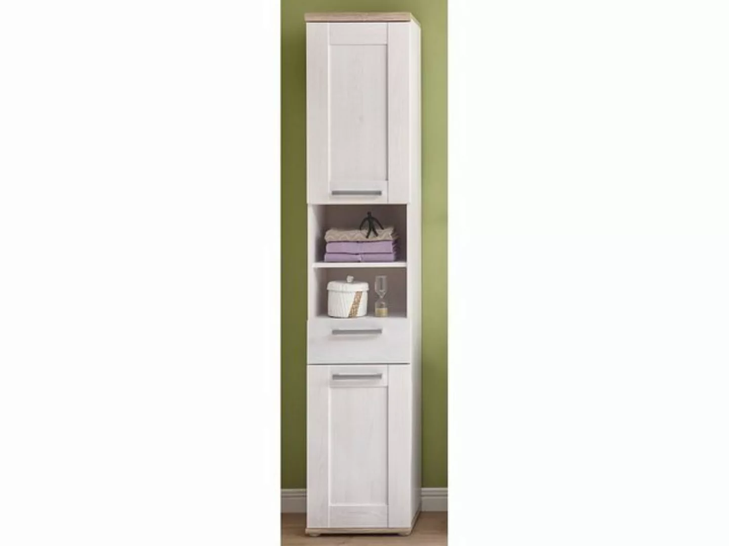 möbelando Hochschrank Barbara 39 x 190 x 33 cm (B/H/T) günstig online kaufen