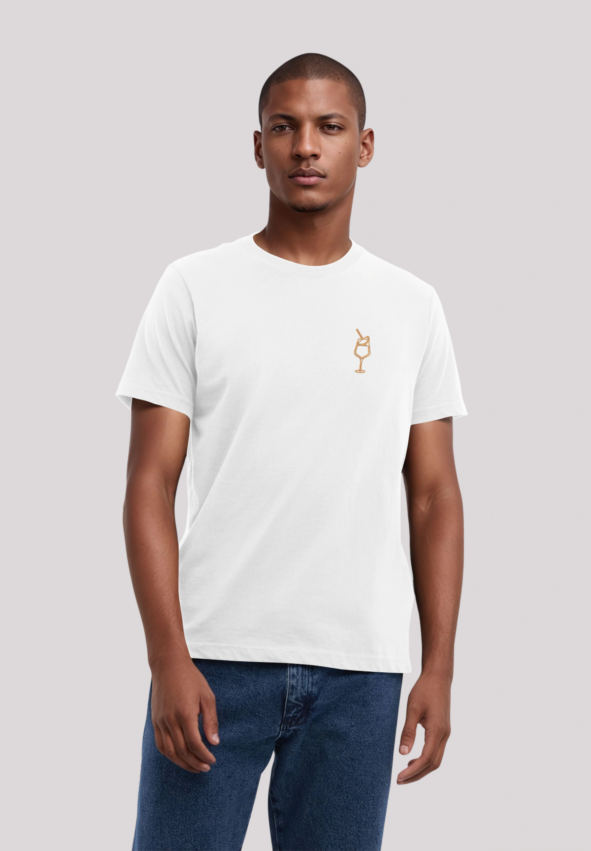 F4NT4STIC T-Shirt "Orange Spritz Bestickt", Premium Qualität günstig online kaufen