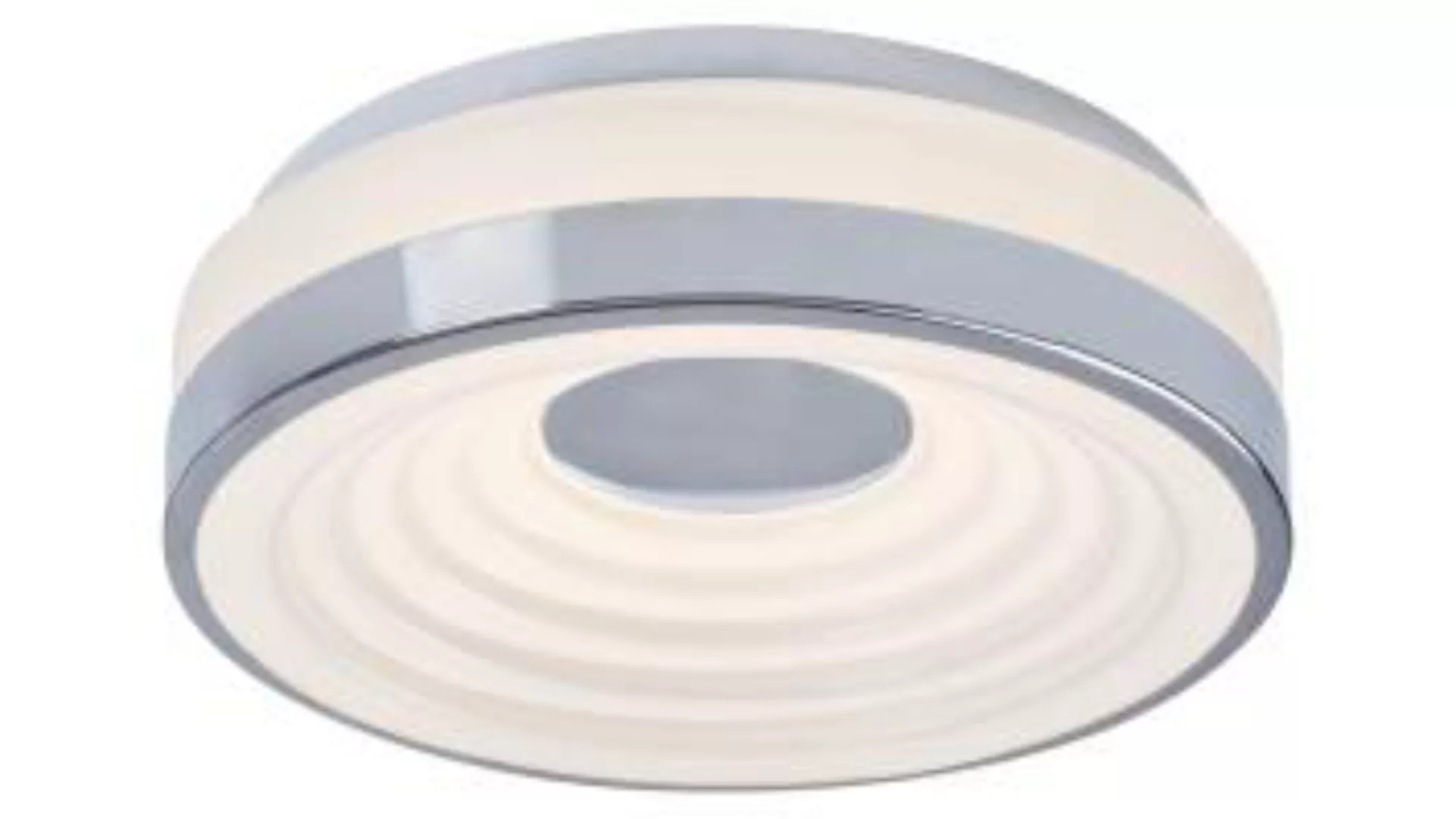 Runde LED Deckenlampe blendarm 18W 3000K in Chrom günstig online kaufen