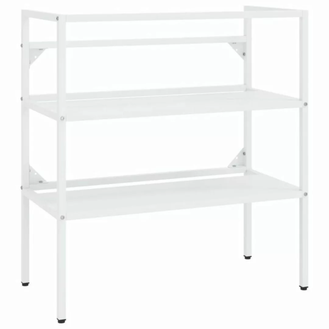 Badezimmer Waschtischgestell Weiß 79x38x83 Cm Eisen günstig online kaufen