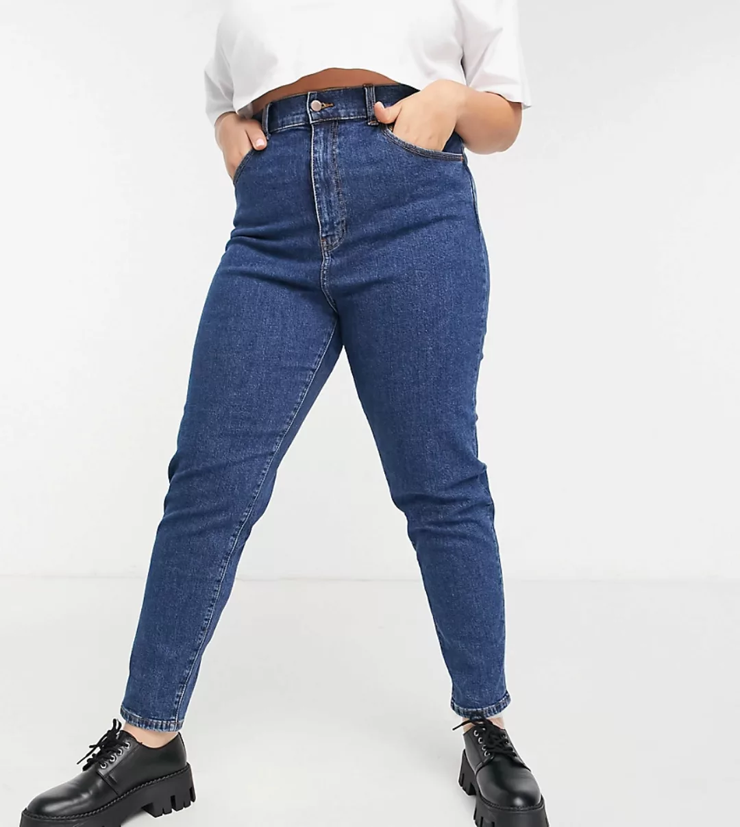 Dr Denim Plus – Nora – Jeans mit geradem Schnitt in mittlerer Waschung in B günstig online kaufen