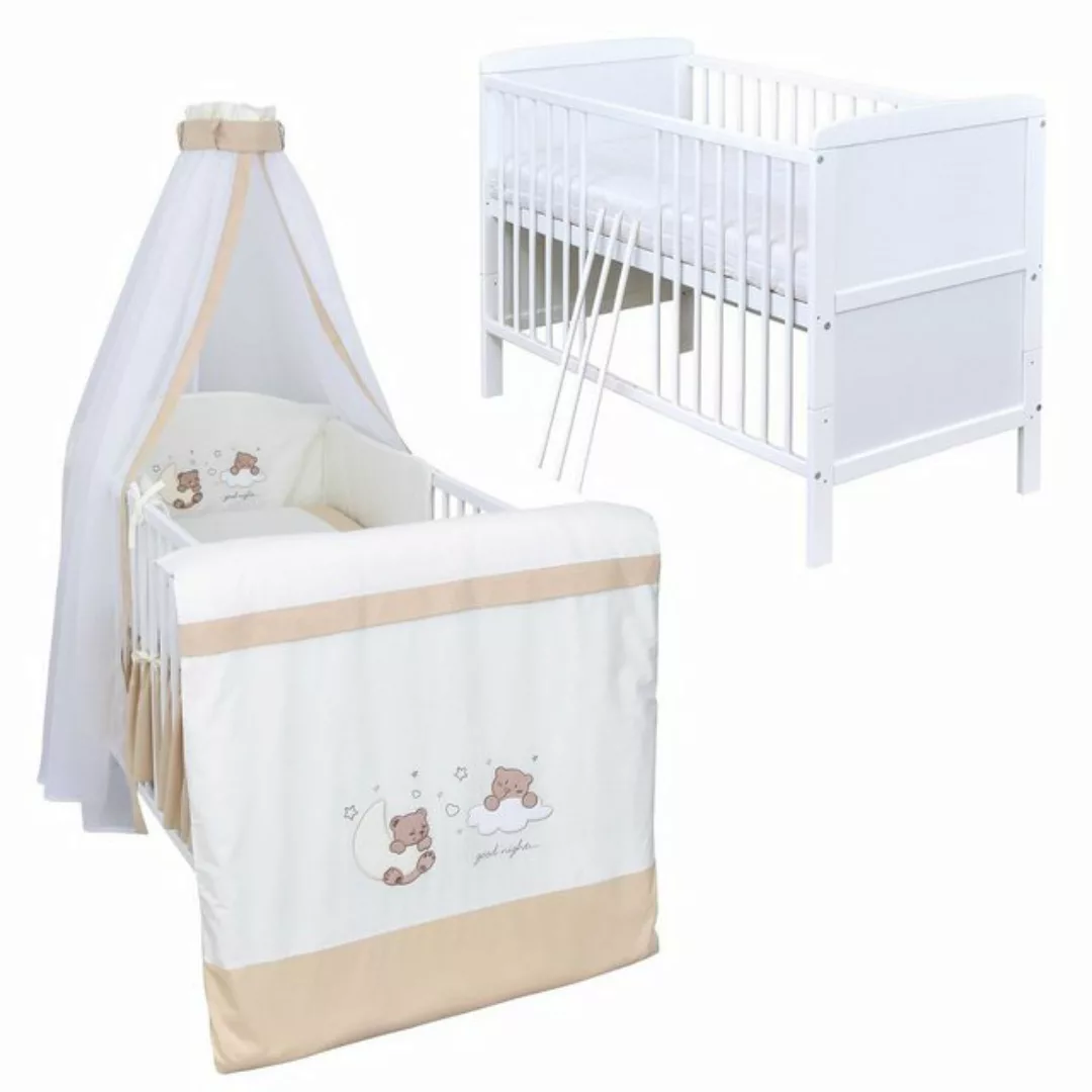 Baby-Delux Komplettbett Babybett Natalie Komplettset Beißschienen, 10-tlg., günstig online kaufen